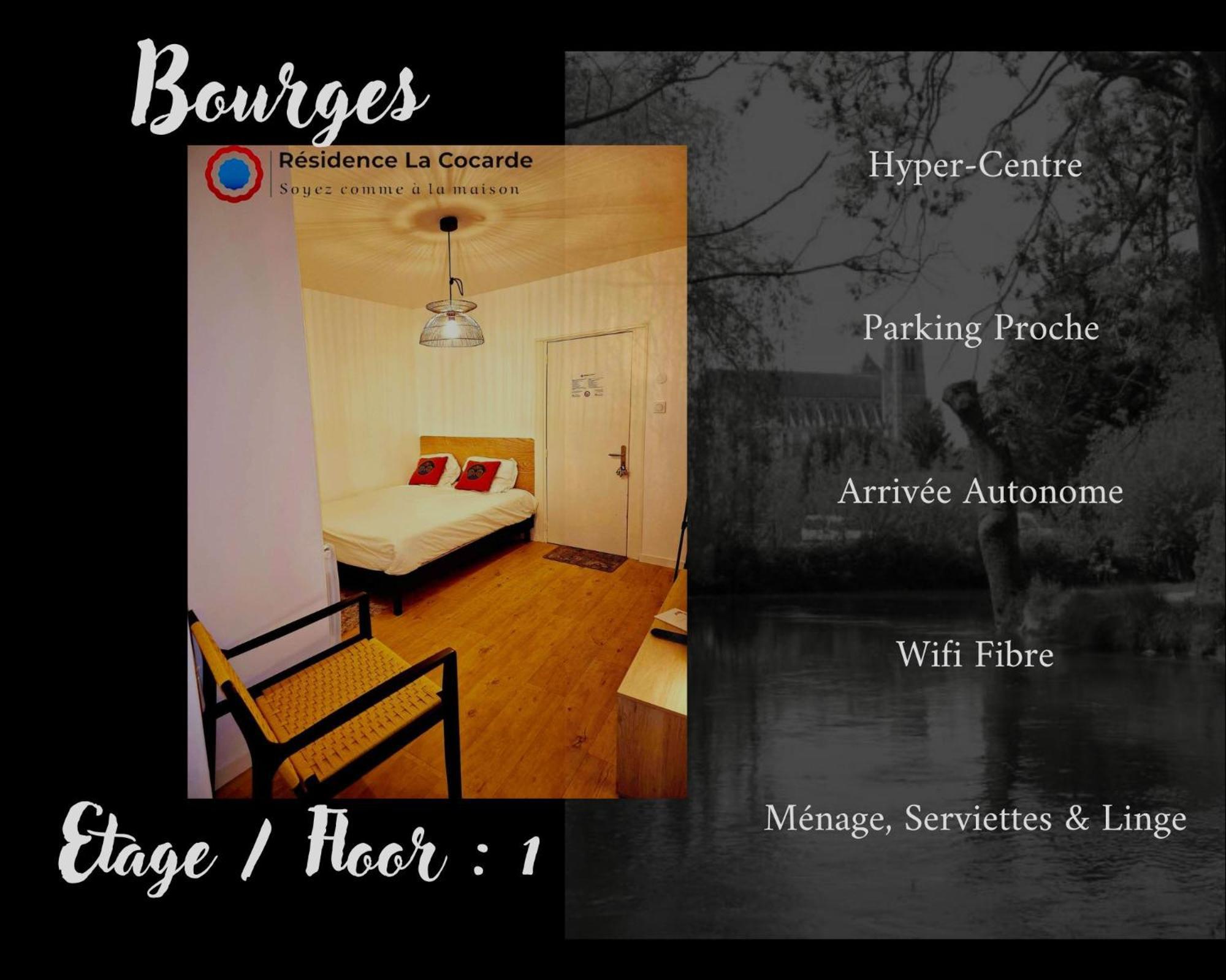 Residence La Cocarde, Suites Type Appartements Bourges Eksteriør bilde